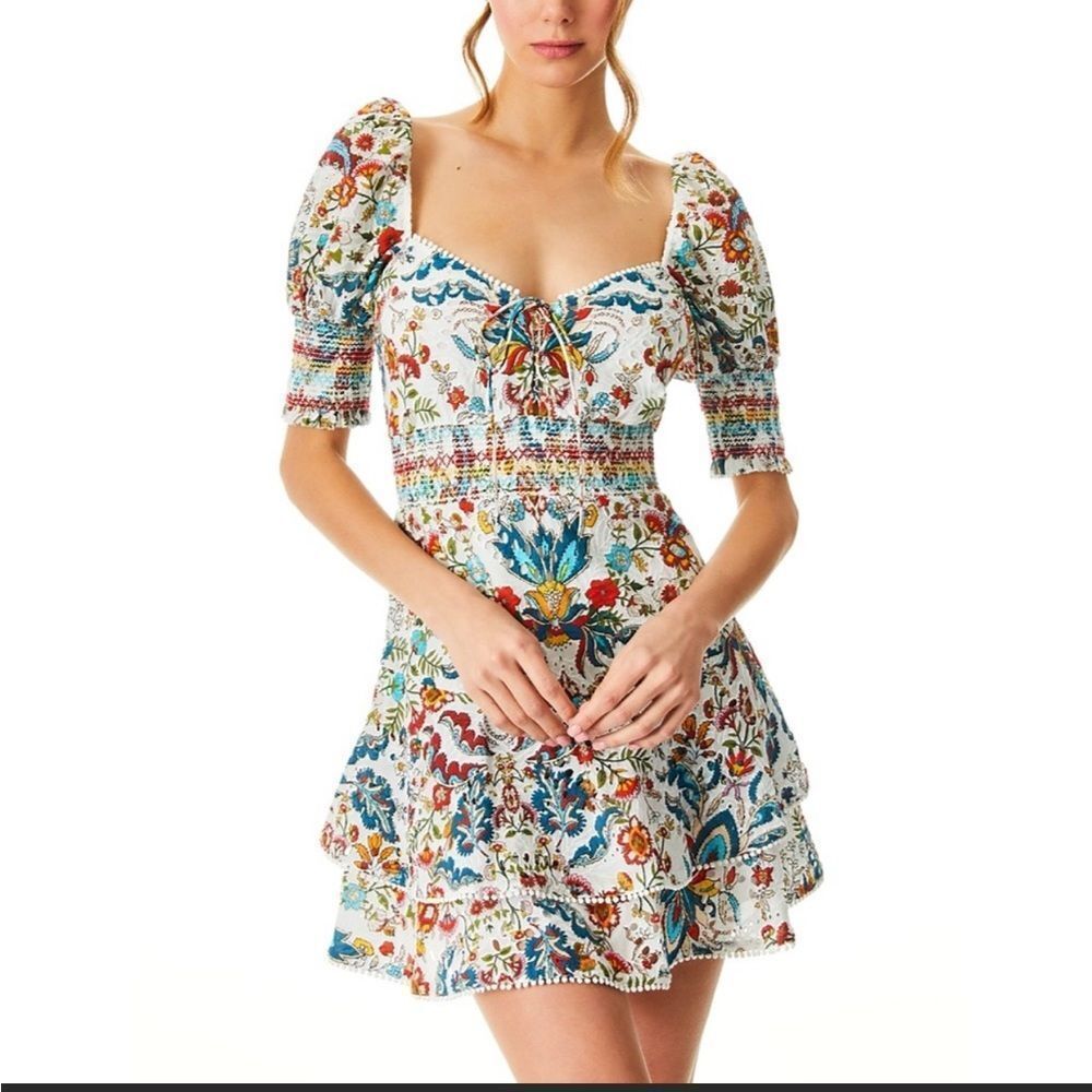 LIMITED TIME SALE Alice+Olivia Crawford cotton dress - Picture 7 of 12